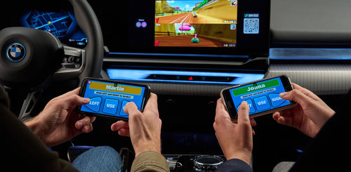 New BMW 5 Series launches with AirConsole gaming platform. image