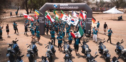 BMW Motorrad presents the International GS Trophy 2024 in Namibia. image