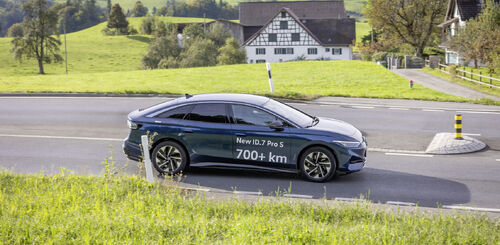 All-electric ID.7 Pro S covers 794 km on one battery charge image