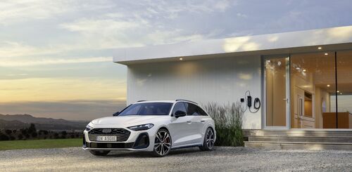 The Audi plug-in hybrid range has new branding commencing with the Audi A5 e-hybrid image
