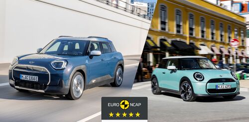 MINI Cooper and MINI Aceman achieve five stars in Euro NCAP crash test image