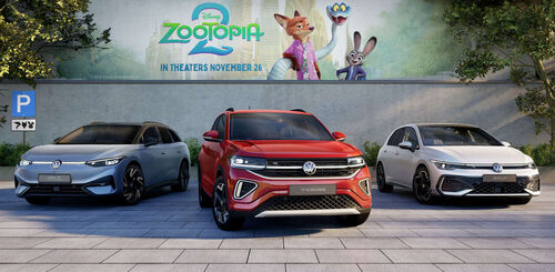 Global collaboration between Volkswagen and Walt Disney Animation Studios for the release of “Zootopia 2” in theaters image