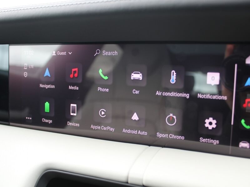 More views of Porsche Taycan