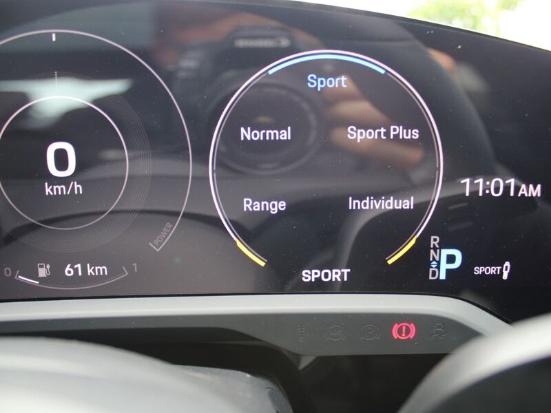 More views of Porsche Taycan