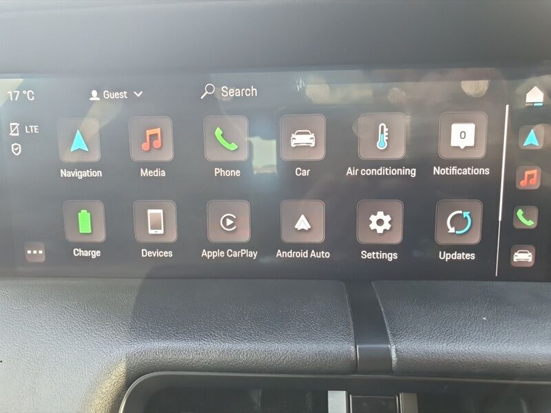 More views of Porsche Taycan