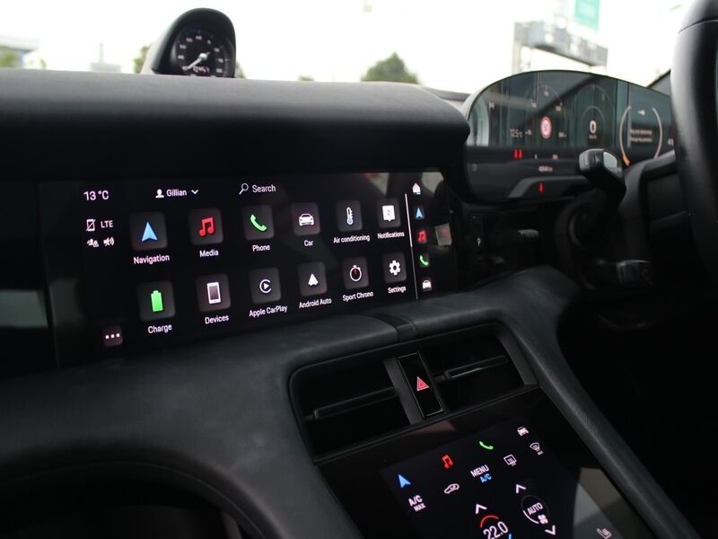 More views of Porsche Taycan