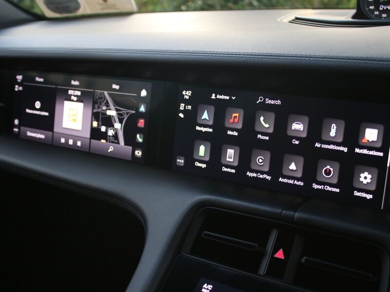 More views of Porsche Taycan